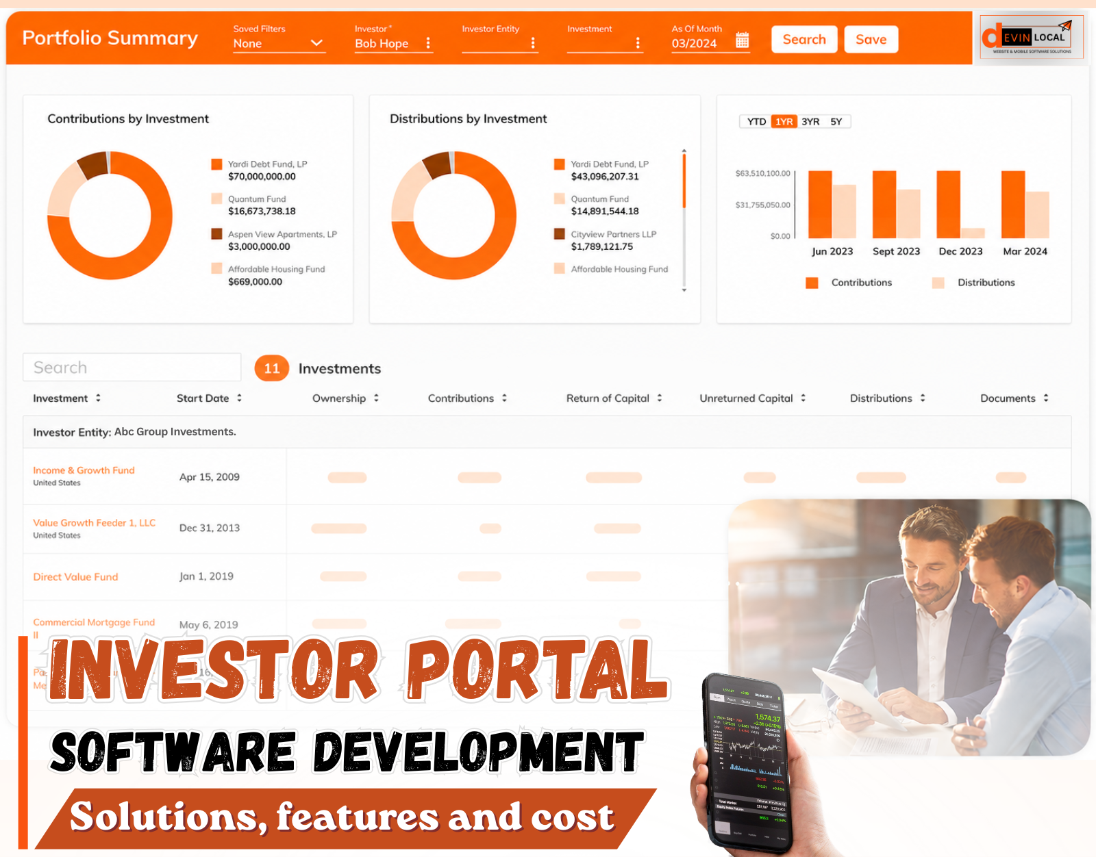 Custom Investor Portal Solutions